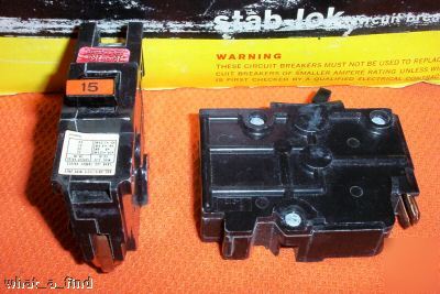 New fpe stab-lok NA115 na 15 amp breaker warranty nnb