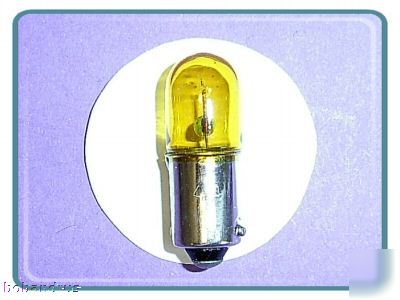 Type 47Y (6.3 volts) yellow T3-1/4 mini bayonet lamp