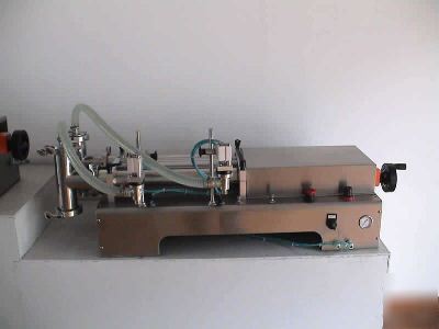 2 head piston filler, piston filling machine