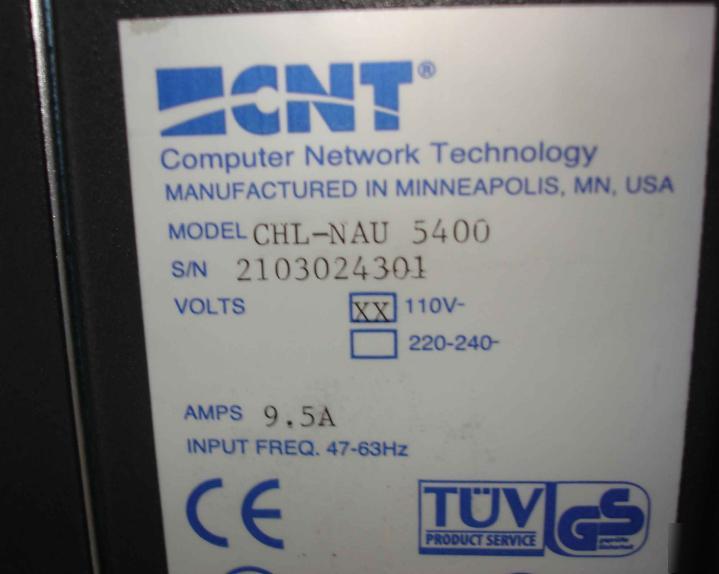 Cnt computer network tech chl-nau 5400 chassis & cards