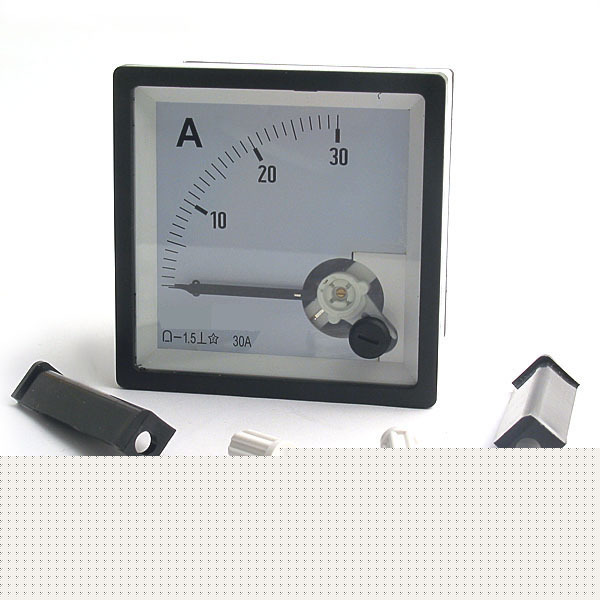 Dc 30A analog ampere panel meter amp current ammeter