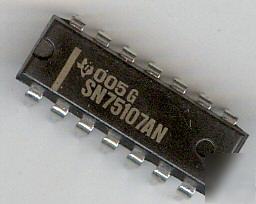 Integrated circuit ic SN75107AN texas instrument