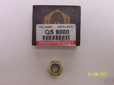 50 pc brighton-best grade 8 hex nuts zinc nuts 5/8-11