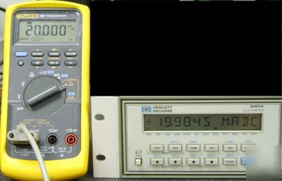 Like new fluke 787 process meter, certified, 