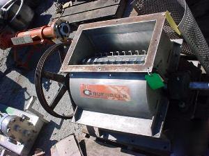 Reduced granulator grinder drum type 25 hp stainless 