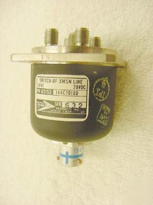 Transco SP4T switch-rf xmsn line 28VDC #82152-144C70100