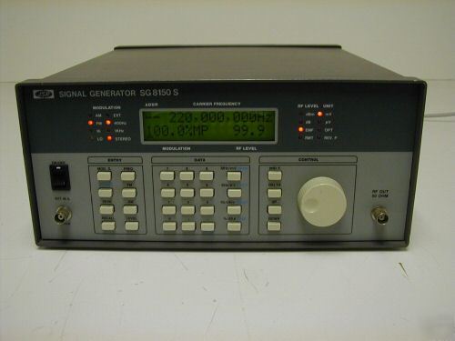 Jsr signal generator SG8150S am/fm/stereo 220MHZ