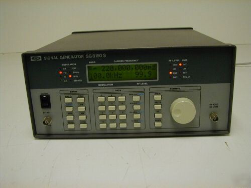 Jsr signal generator SG8150S am/fm/stereo 220MHZ