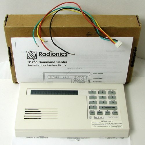 New radionics D1255W alpha iv command center keypad 