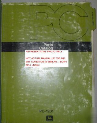 John deere 61 81 91 chain saw parts book manual