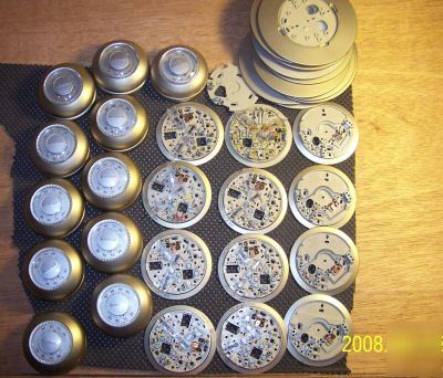 Large lot of honeywell T87 thermostats