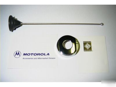 Motorola 450-470 uhf 1/4 wave antenna rod & nut