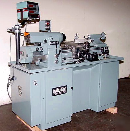 Rare 1990 hardinge hlv-h-em lathe w/D1-3 spindle nose