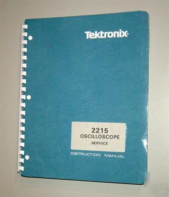 Tektronix tek 2215 original service - ops manual