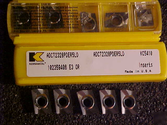 10 pcs kennametal adct 2328PDER5LD KC5410 carbide inser