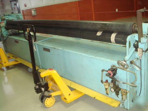 12FT. 16-18GA. niagara initial type bending roller used