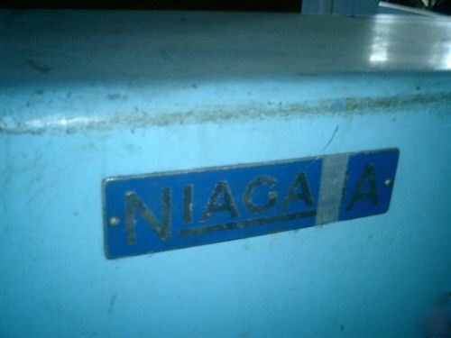 12FT. 16-18GA. niagara initial type bending roller used
