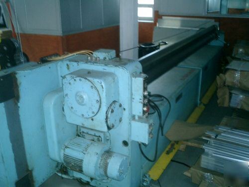 12FT. 16-18GA. niagara initial type bending roller used