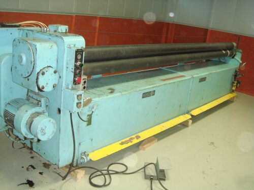 12FT. 16-18GA. niagara initial type bending roller used