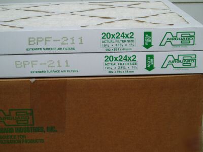 Airguard bio pure air filter bpf-211, , 20X24X2