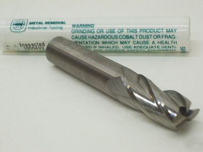 Carbide end mill 5/16 x 5/16 4FL metal removal M33910