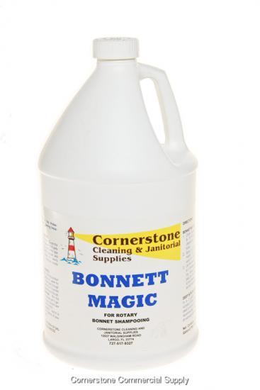 Carpet cleaning agent bonnett magic 1 gal.