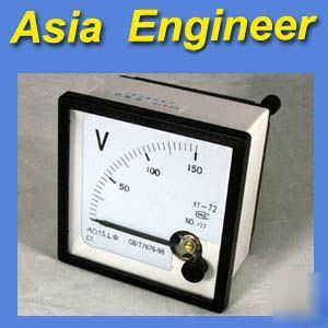 New brand analog volt panel meter ac 150V