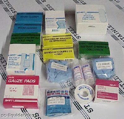 Retail business, employee's first aid kit- complete