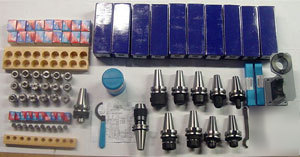 41 pcs. the best bt 40 cnc start-up tooling kit