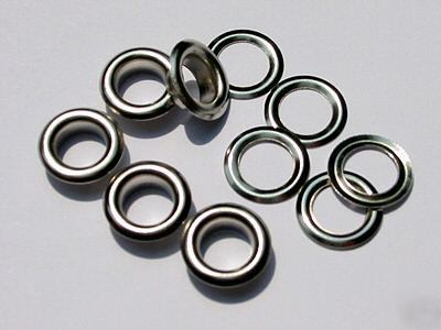 8.5MM metal handbag bag grommets nickel 100SET JE22N-nl