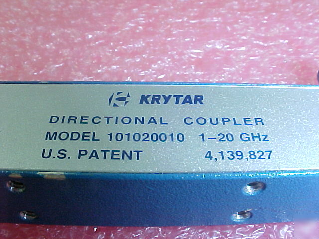 Krytar directional coupler 101020010 1-20 ghz