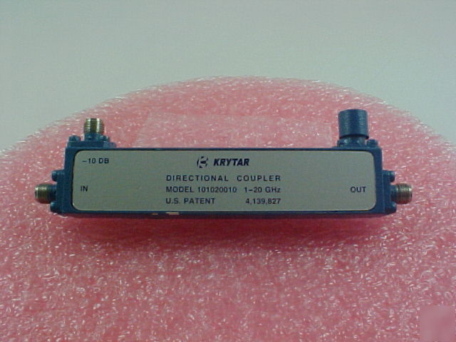 Krytar directional coupler 101020010 1-20 ghz