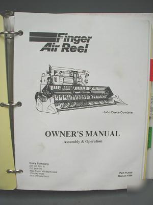 New 4 finger air reel manuals deere case duetz holland