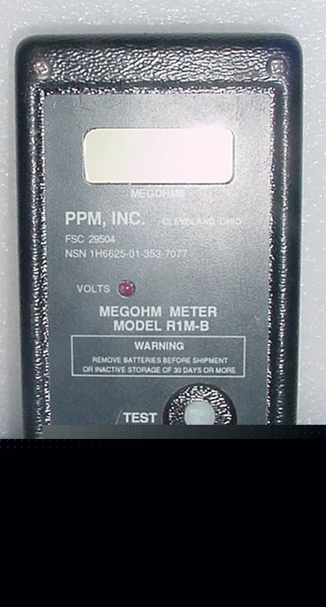 Ppm inc megohm meter R1M-b