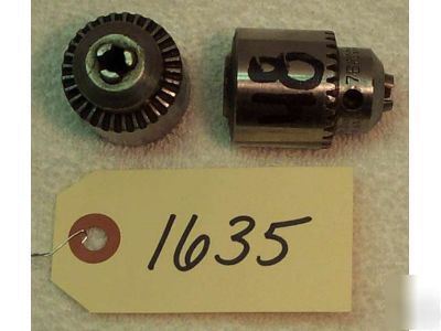 (2) jacobs 7B plain bearing drill chucks