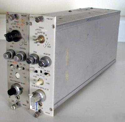 Hp agilent 8803A low level preamp plug-ins 7414A, 7418A