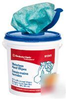 New kimberly clark sani-tuff waterless hand wipes