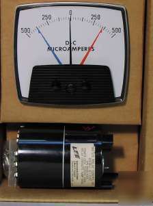 New lfe 1954 0-500 dc microampere meter relay 