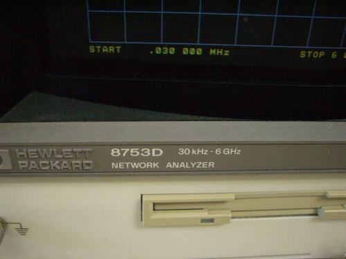 Hp (agilent) 8753D network analyzer 6 ghz *opt. 002/006