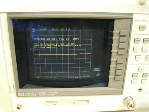 Hp (agilent) 8753D network analyzer 6 ghz *opt. 002/006