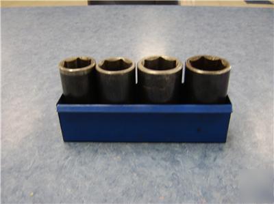 Matco 4 pc large deep impact sockets 30, 32, 35, 36MM