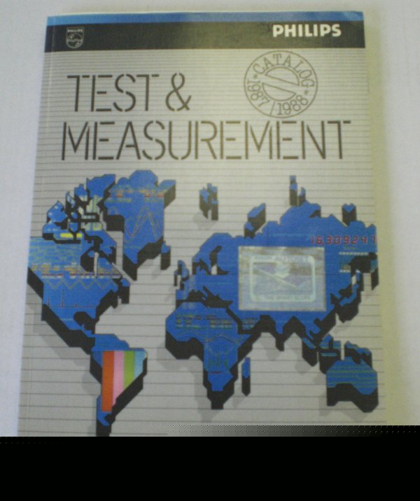 Philips test and measurement catalog 1987/1988 $5 ship