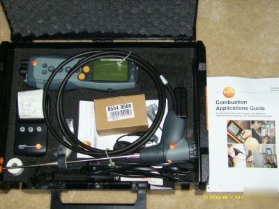 Testo flue gas analyser w/ infered printer