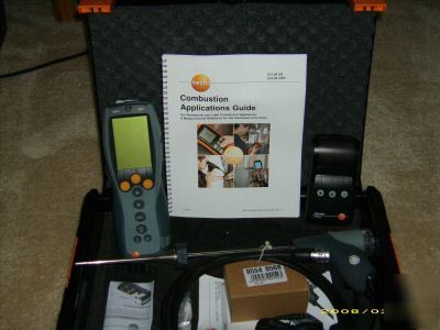 Testo flue gas analyser w/ infered printer