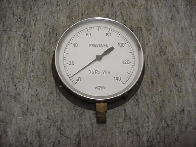 Floyd pressure guage 0 to 140 kpa 2KPA/div