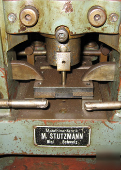 Stutzmann swiss 2 ton industrial press with feeder 