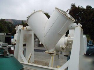 Mixer, v-type, 5 cf, r/l, c/st, pk, 3/4 hp,