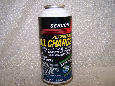 Refrigerant 12 oil charge 2OZ. mineral oil & 2 oz. R12