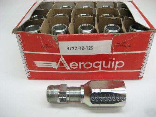 Aeroquip 4722-12-12S hydraulic fitting 3/4