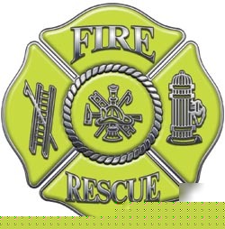 Firefighter decal reflective 2